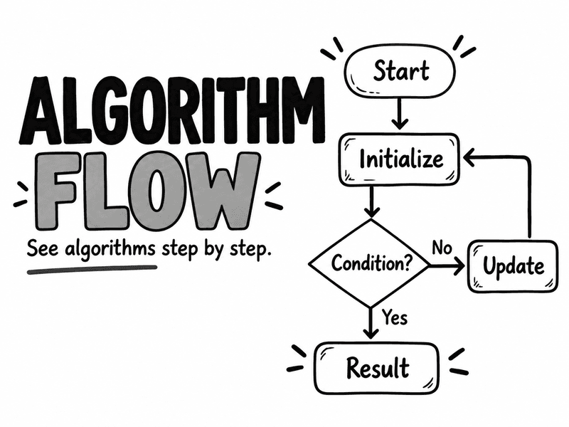 Monochrome Algorithm Flow cover
